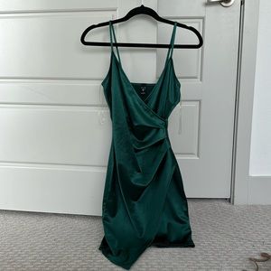 forest green bodycon dress